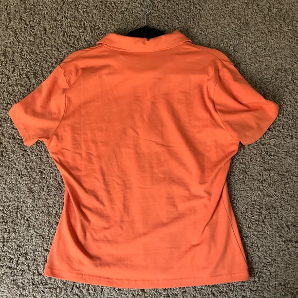 NWOT~The Chain Designs Orange 1970’s Inspired Jagger Top, Full Zip, Retro - Picture 5 of 6
